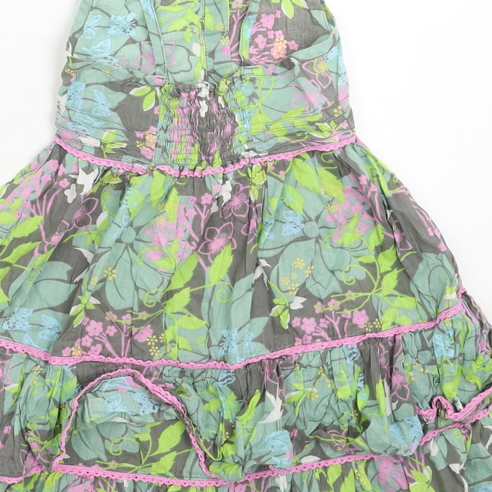 Girl 2 Girl Girls Multicoloured Floral  Fit & Flare  Size 5-6 Years