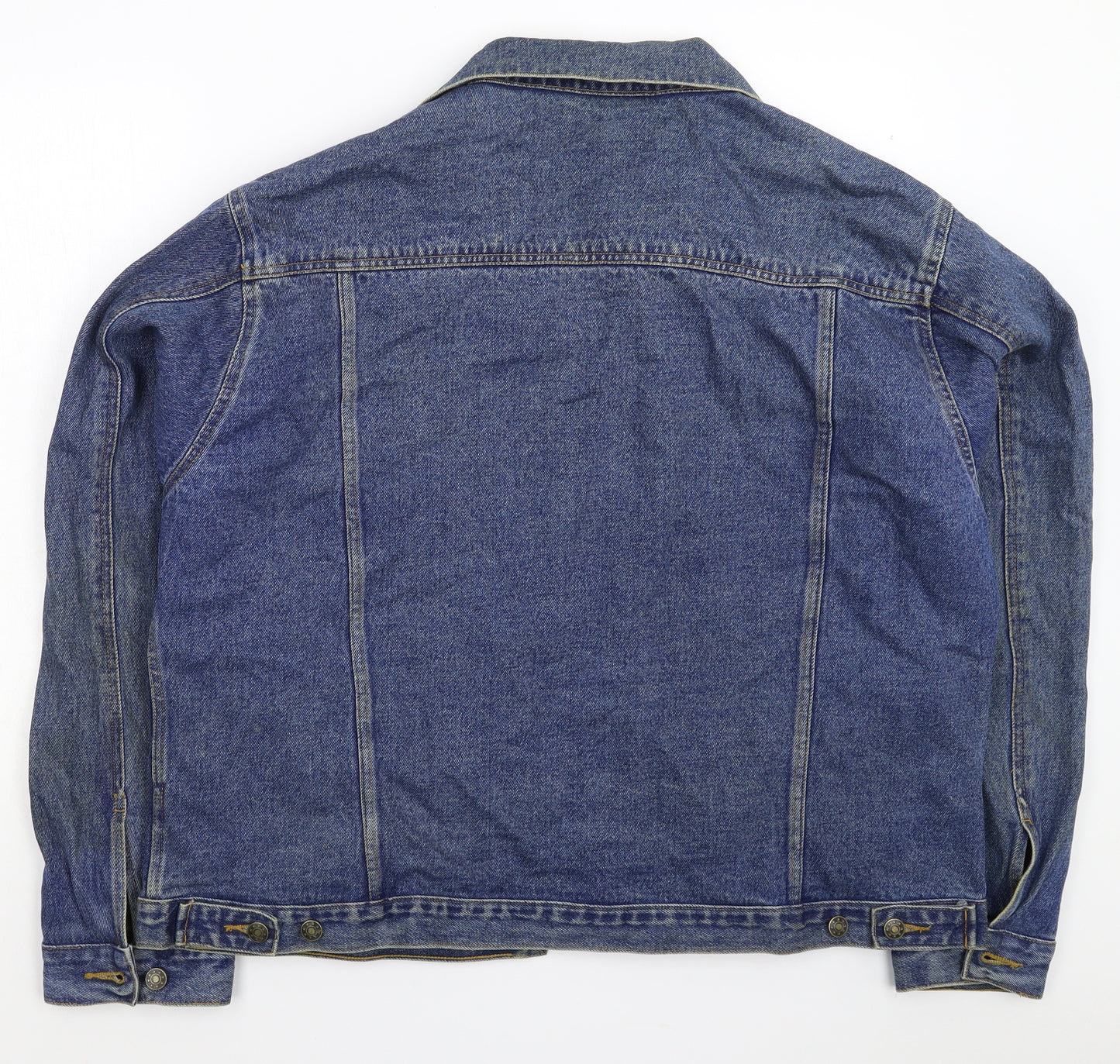 Preworn Mens Blue  Denim Jacket  Size 3XL