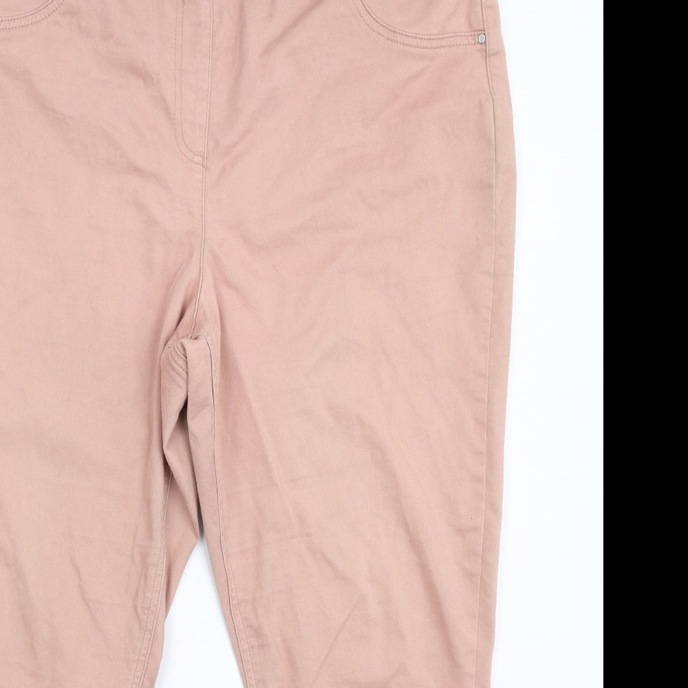 Bonmarché Womens Beige  Denim Jegging Jeans Size 22 L27 in