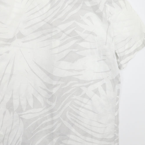 Zara Womens Multicoloured   Basic Button-Up Size S