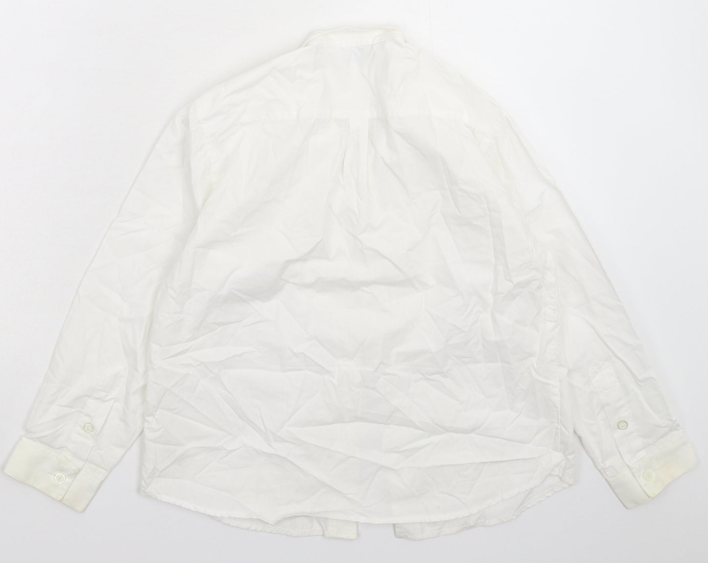 BHS Boys White   Basic Button-Up Size 9-10 Years