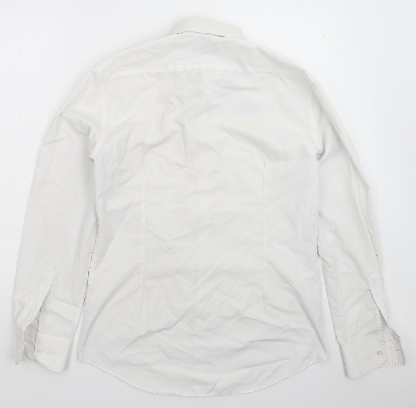 Marks and Spencer Mens White    Dress Shirt Size 15.5