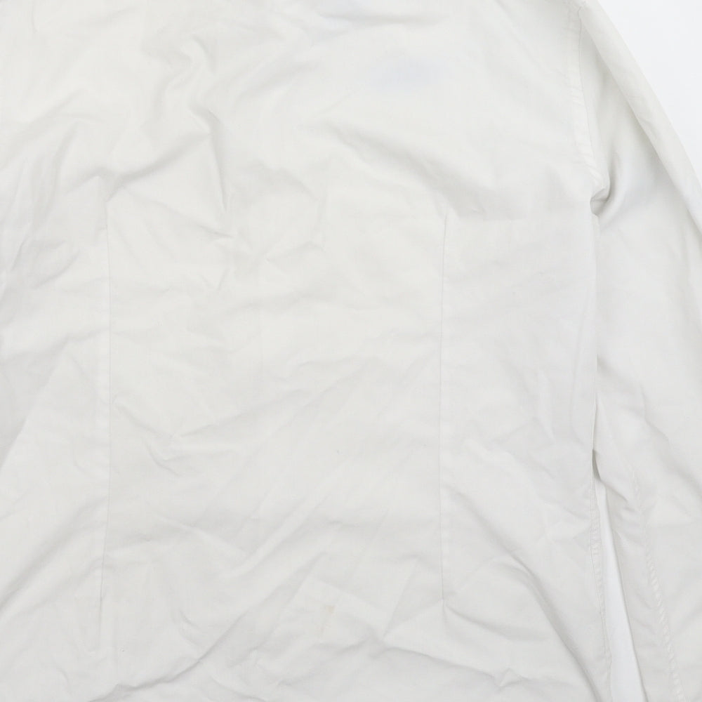 Marks and Spencer Mens White    Dress Shirt Size 15.5