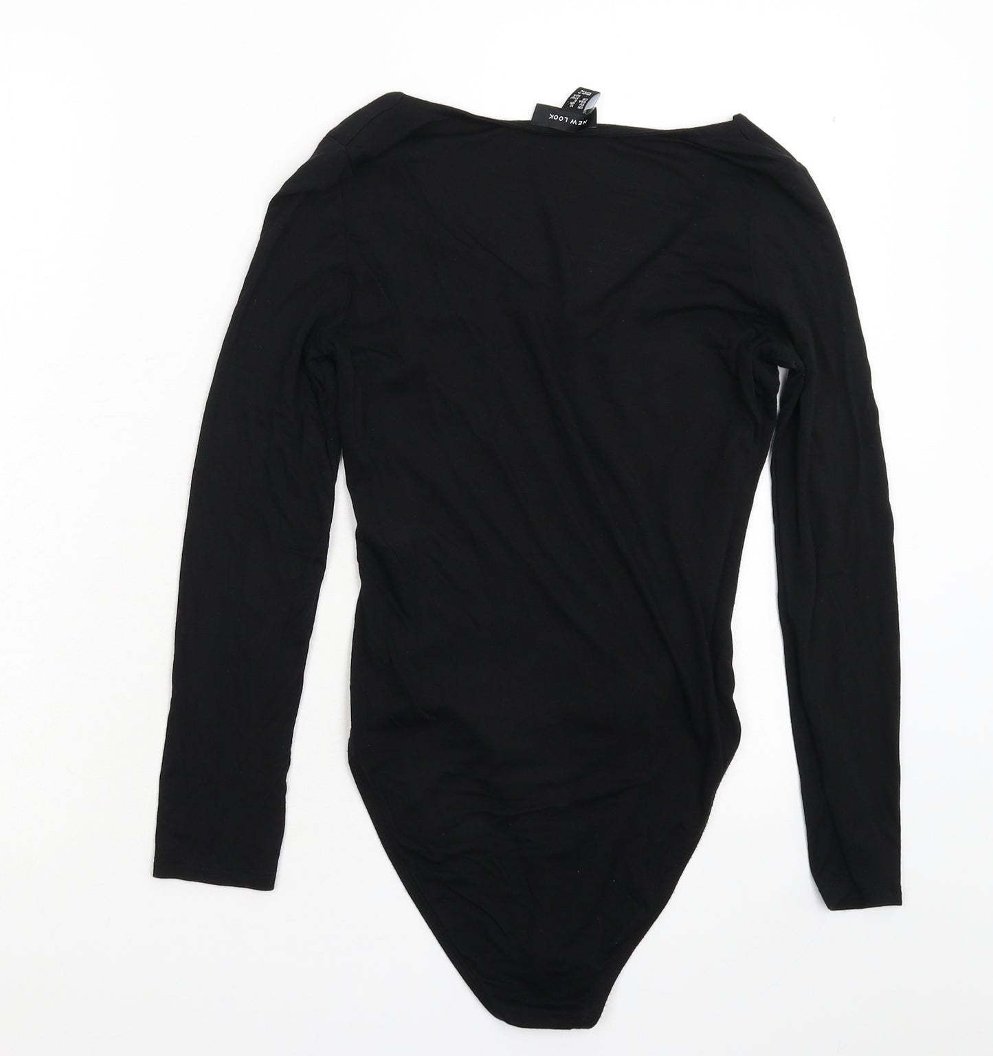 New Look Womens Black   Bodysuit One-Piece Size 12