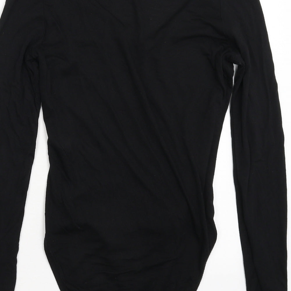 New Look Womens Black   Bodysuit One-Piece Size 12