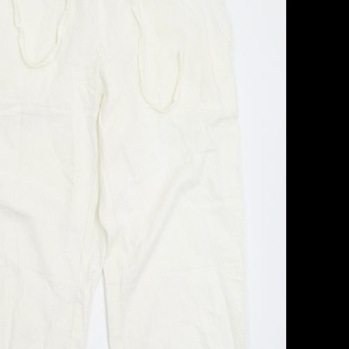 Indigo Roc Womens White   Trousers  Size 14 L28 in