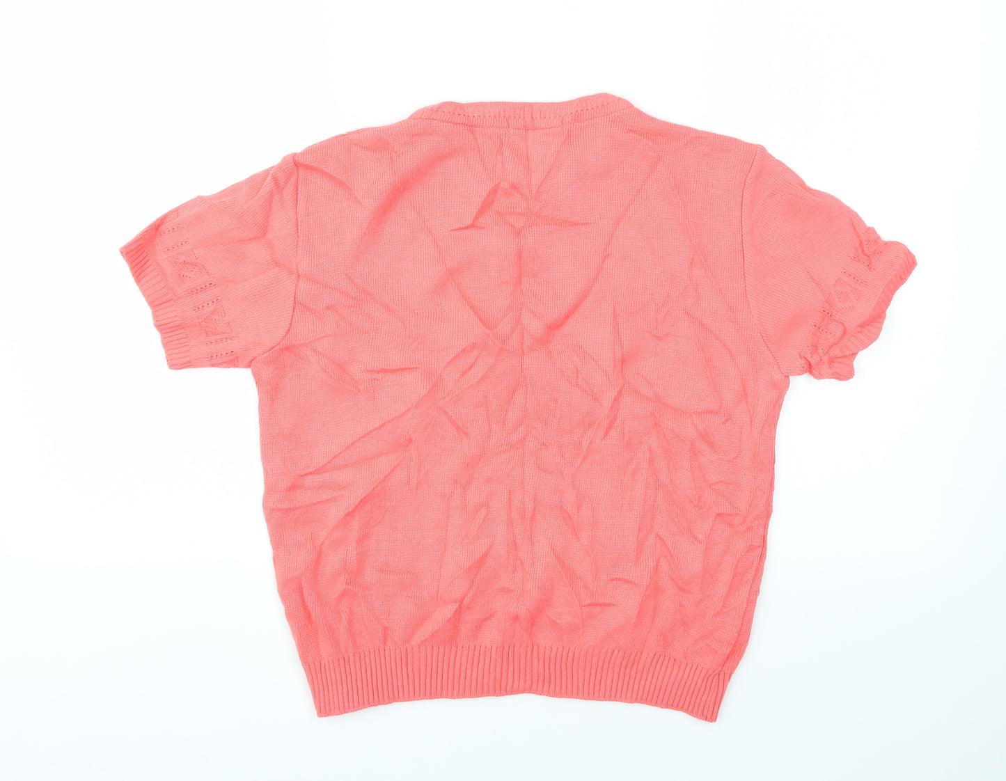 Merry gold Womens Pink   Basic T-Shirt Size S