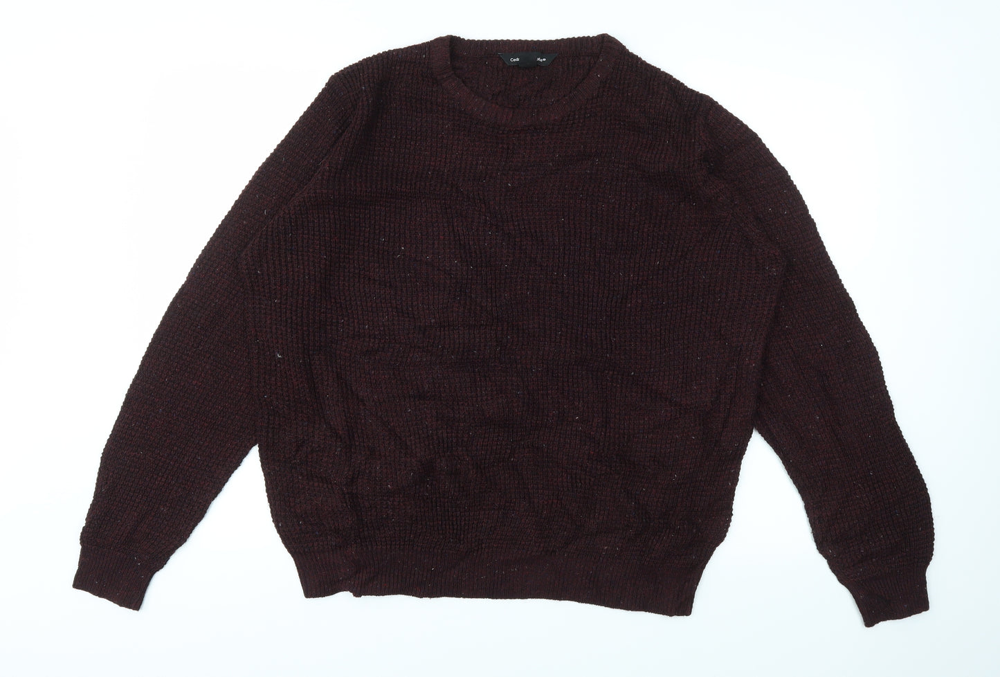 Cedar Wood State Mens Purple   Pullover Sweatshirt Size XL