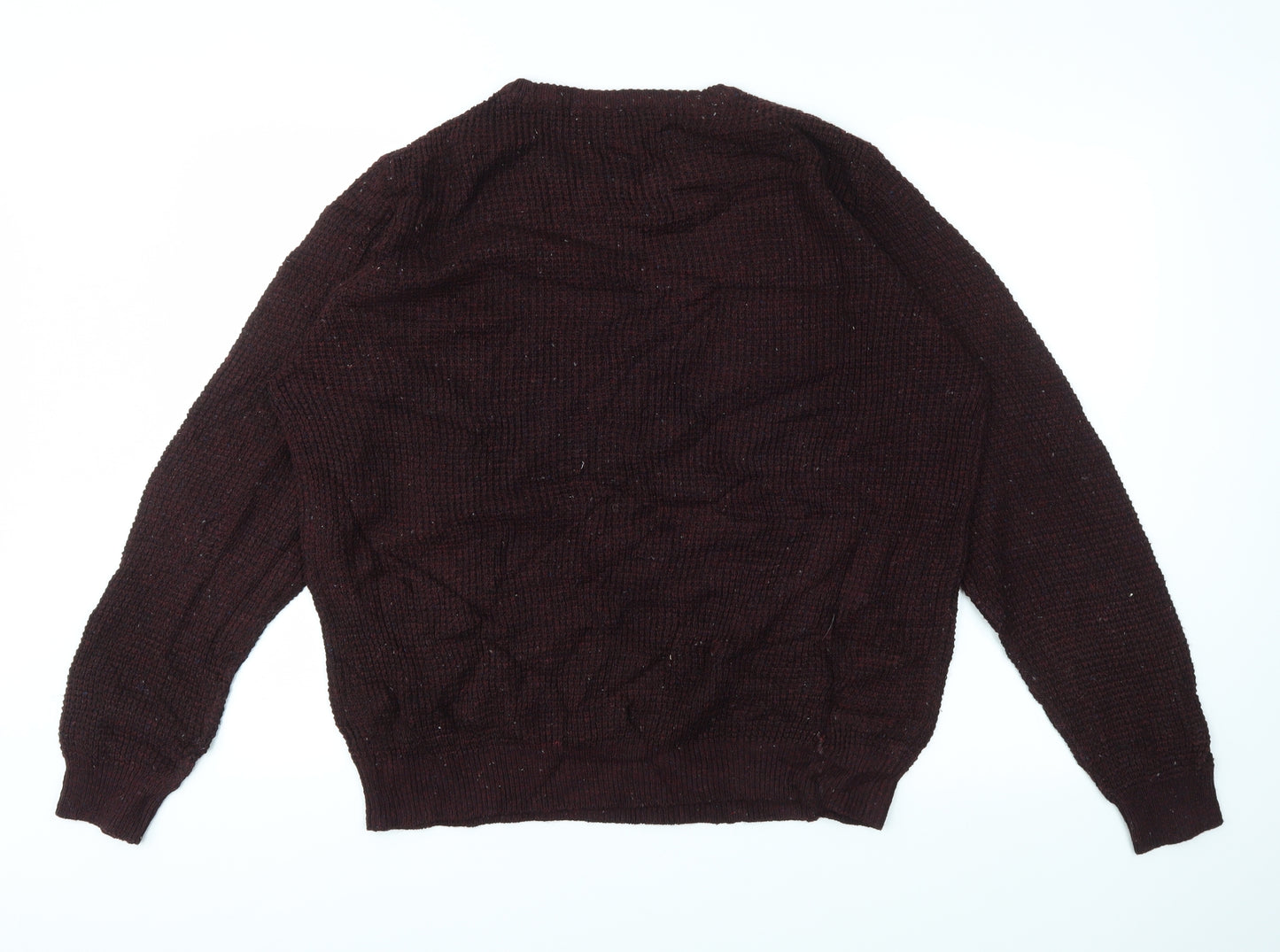 Cedar Wood State Mens Purple   Pullover Sweatshirt Size XL