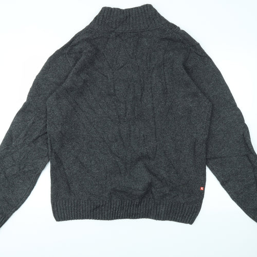 Kickers Mens Grey   Pullover Sweatshirt Size L