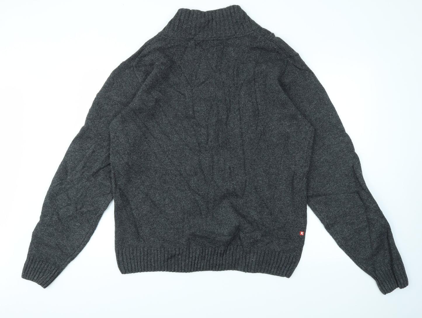 Kickers Mens Grey   Pullover Sweatshirt Size L