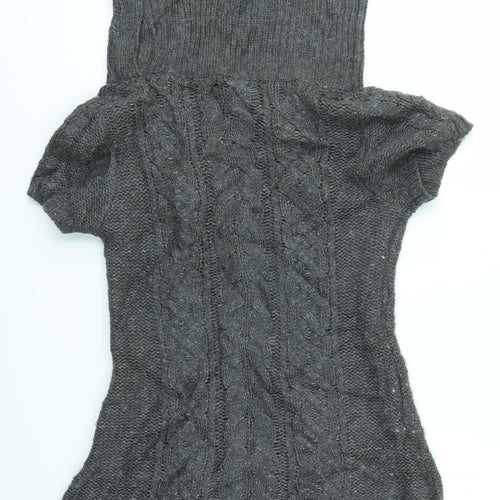 BCBG Womens Grey   Pullover Jumper Size M