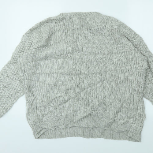 New Look Womens Grey   Pullover Jumper Size S