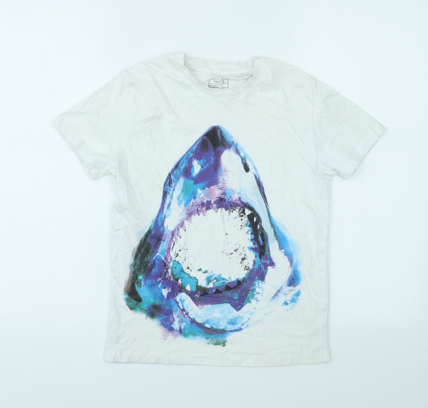 NEXT Boys White   Basic T-Shirt Size 10 Years