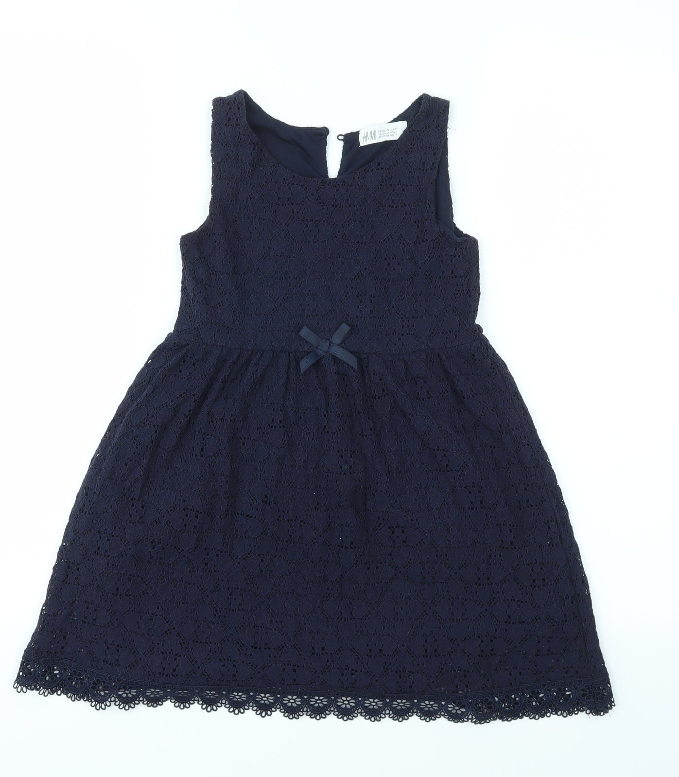 H&M Girls Blue   Fit & Flare  Size 7-8 Years