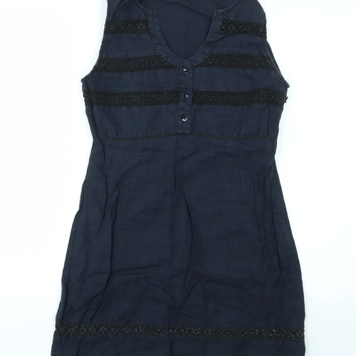 FRANCOACH Womens Blue   Fit & Flare  Size M