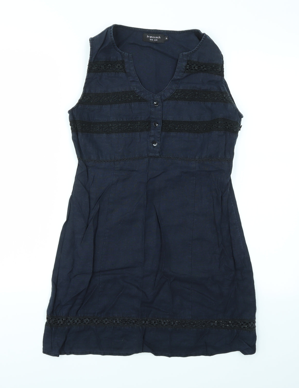 FRANCOACH Womens Blue   Fit & Flare  Size M