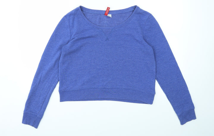 H&M Womens Blue   Pullover Jumper Size 12