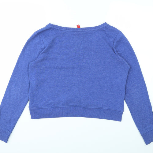 H&M Womens Blue   Pullover Jumper Size 12
