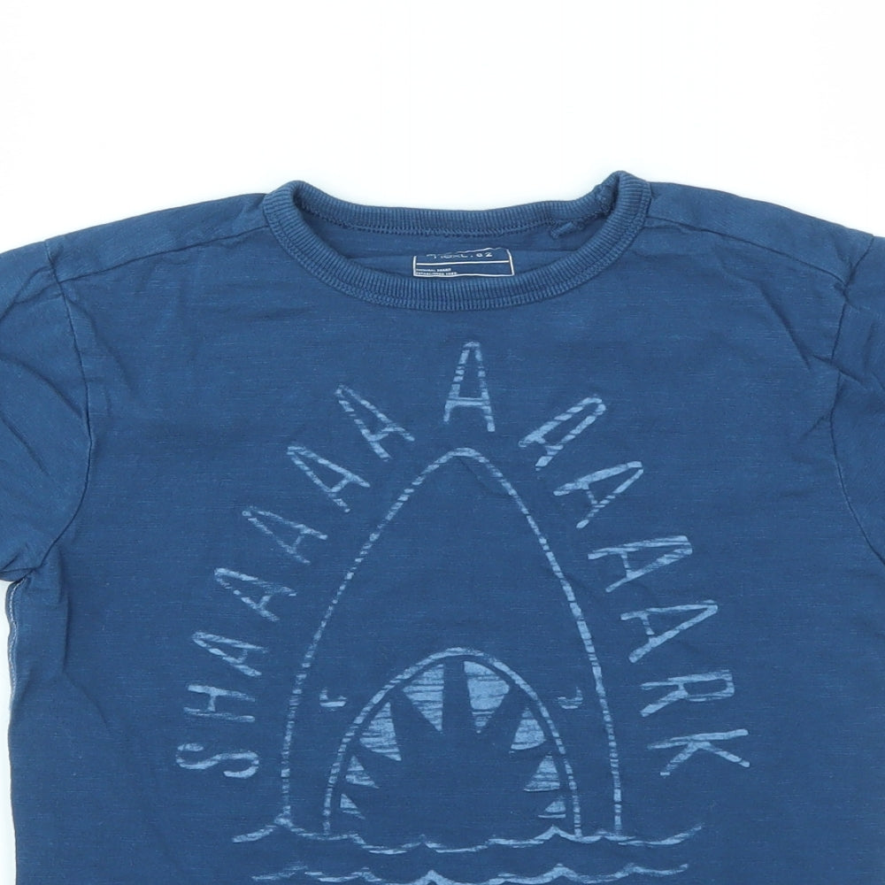 NEXT Boys Blue   Basic T-Shirt Size 7 Years