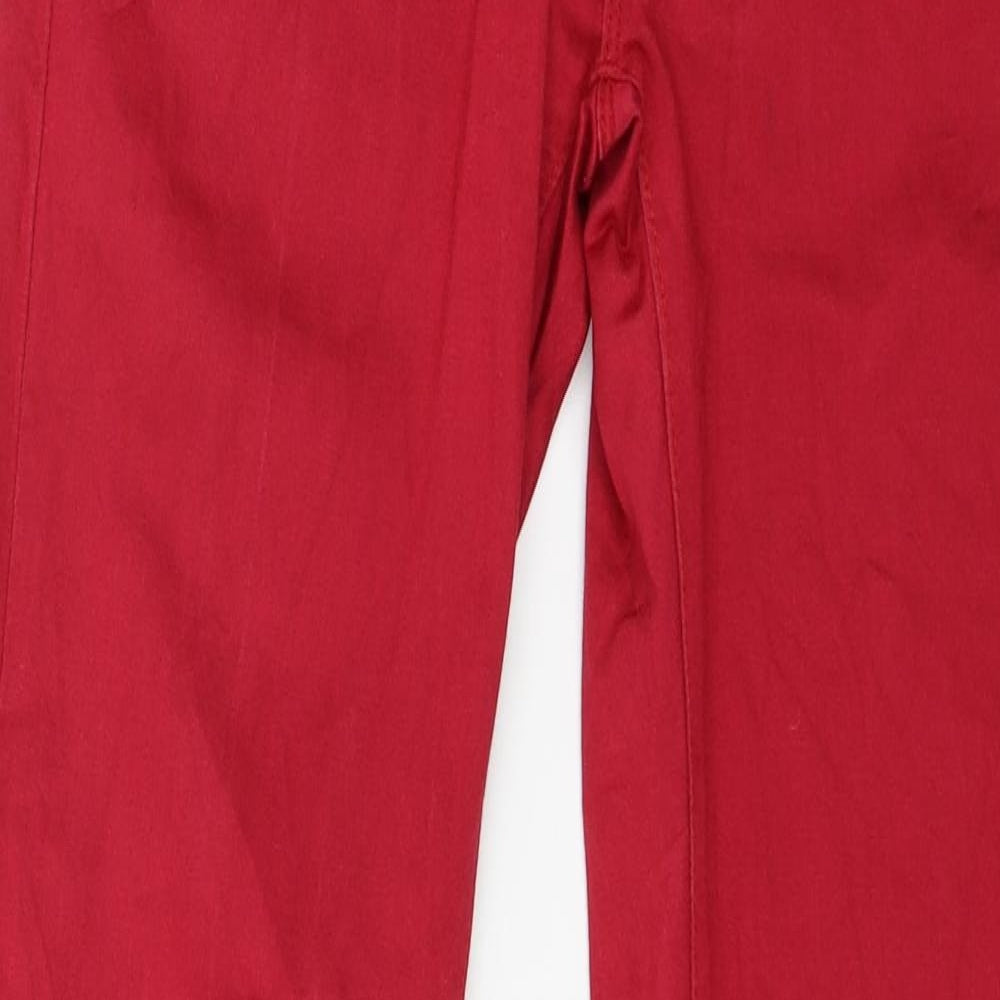 Reverse Womens Red  Denim Skinny Jeans Size 10 L30 in