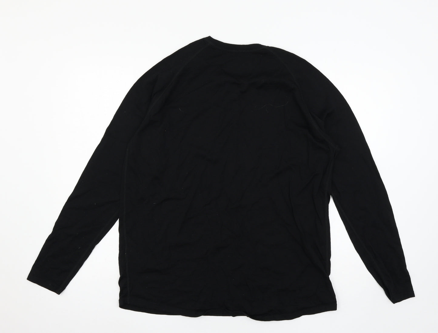 Crane Mens Black  Knit  T-Shirt Size XL