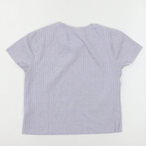 Primark Womens Purple  Jersey Basic T-Shirt Size 4