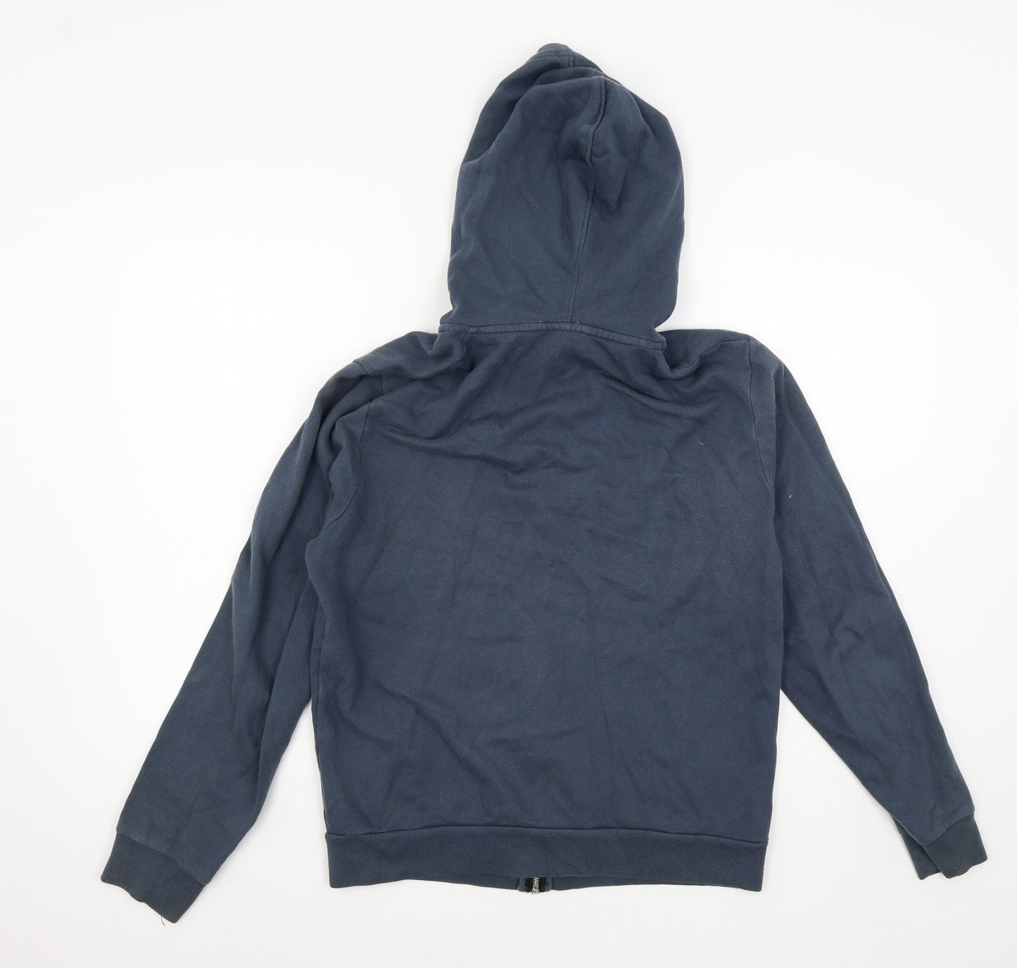 Topman Mens Blue  Jersey Full Zip Hoodie Size S