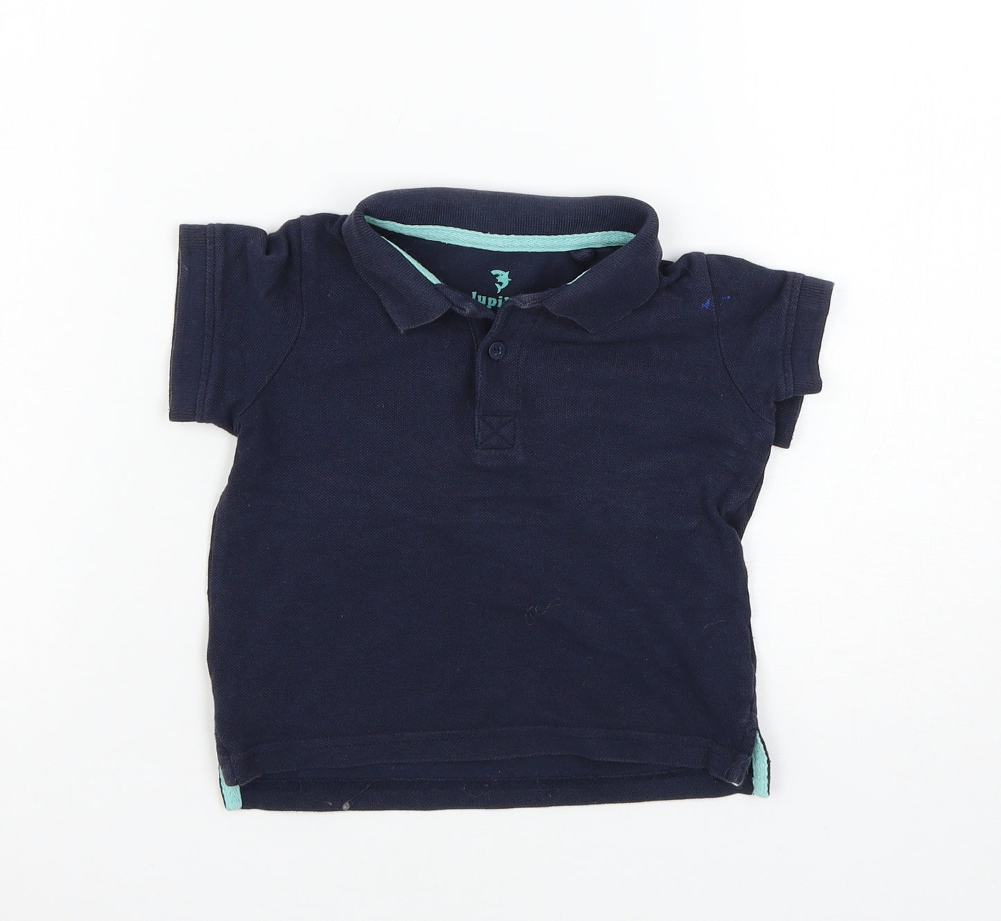 Lupliu Boys Blue  Jersey Basic T-Shirt Size 24 Months