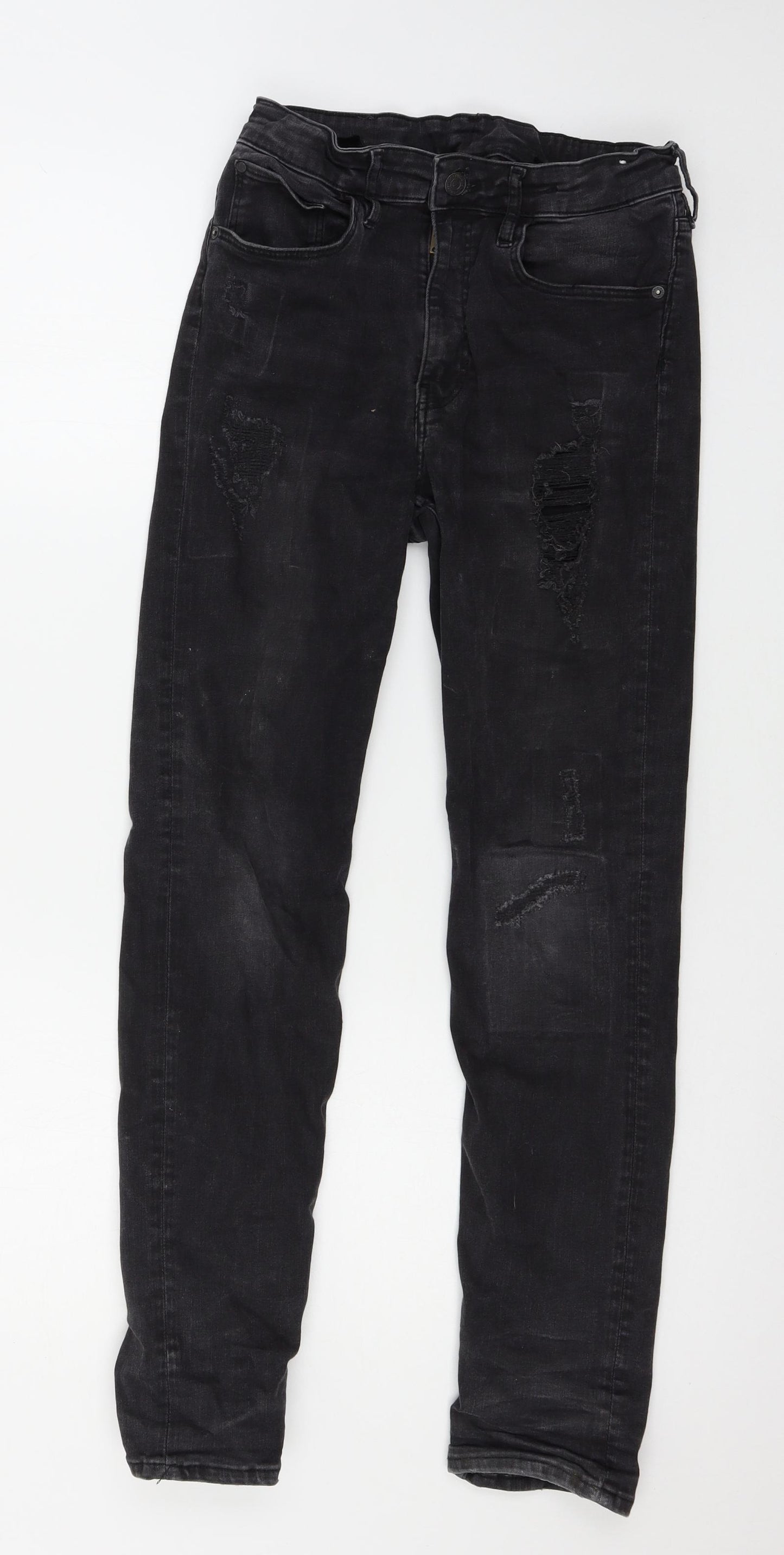 H&M Boys Grey  Denim Skinny Jeans Size 15 Years