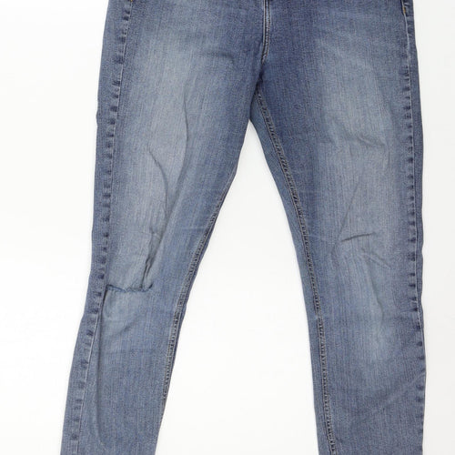 Topshop Womens Blue  Denim Skinny Jeans Size 30 in L32 in