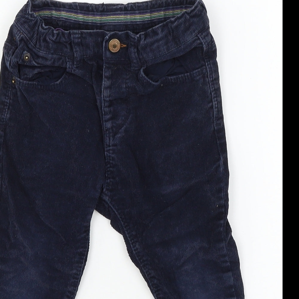 Zara Boys Blue  Corduroy Capri Trousers Size 2-3 Years