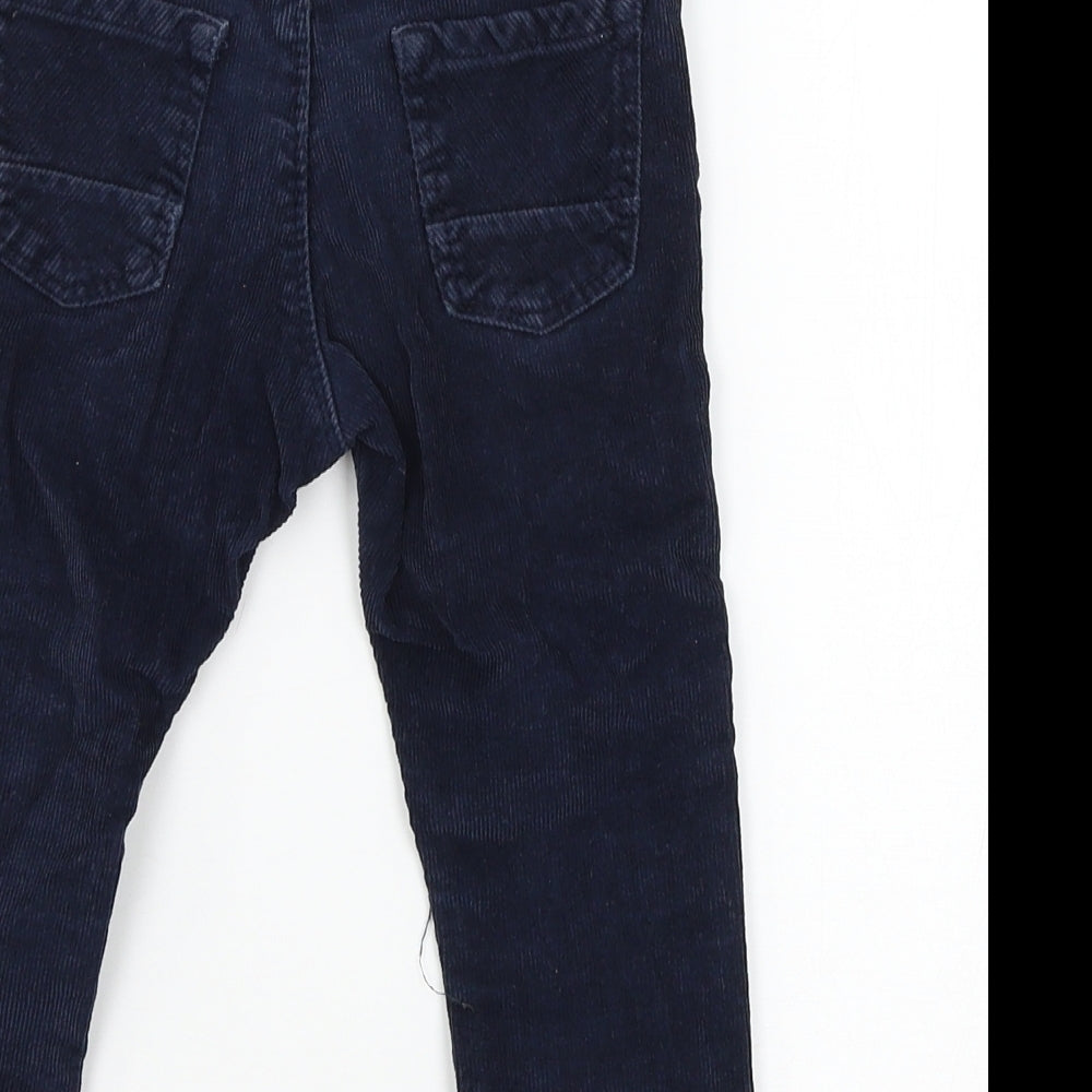 Zara Boys Blue  Corduroy Capri Trousers Size 2-3 Years