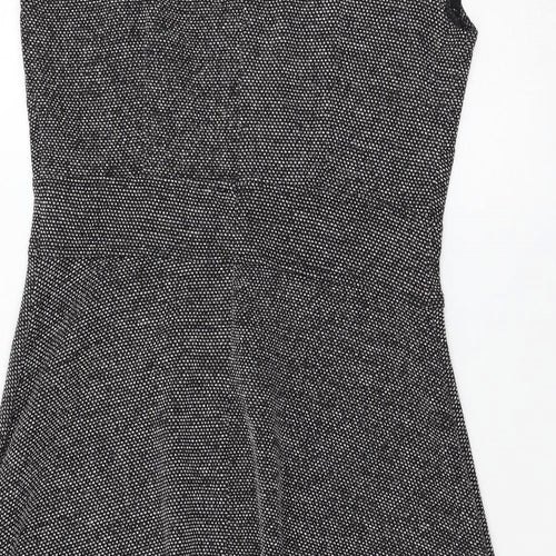 H&M Womens Grey   Skater Dress  Size M