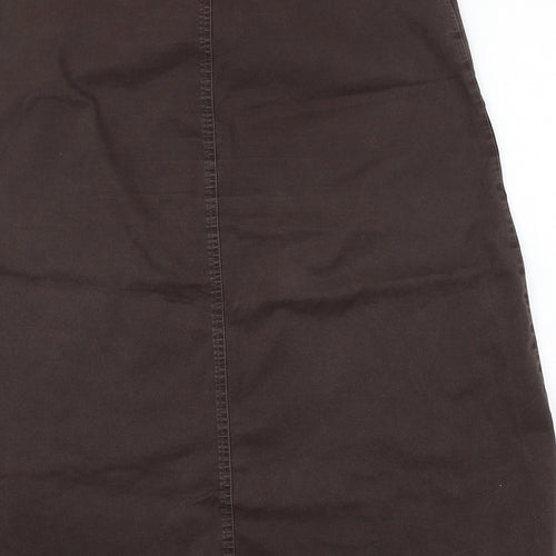 Jacqui E Womens Brown   Skater Skirt Size 12