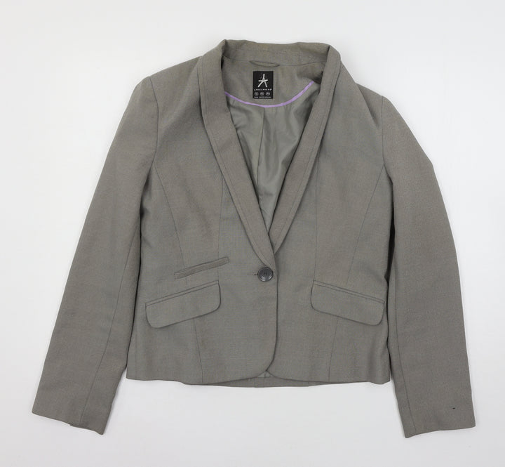 Atmosphere Womens Grey Jacket Suit Size 14