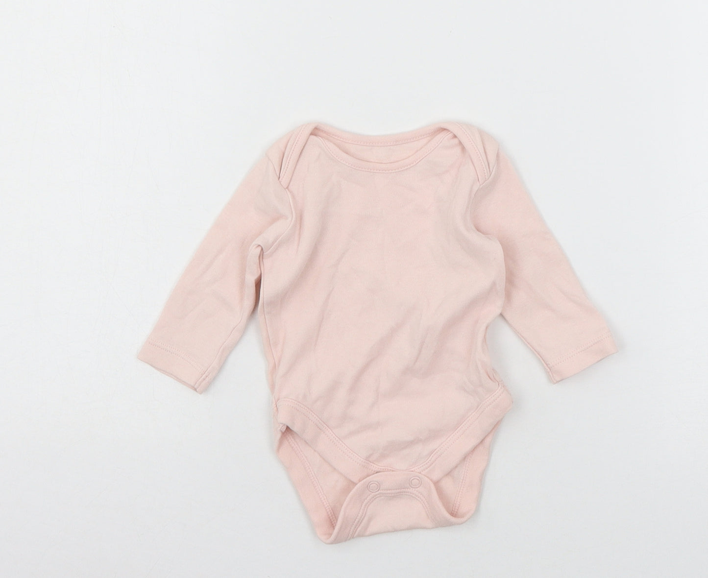 George Girls Pink  Jersey Babygrow One-Piece Size 0-3 Months