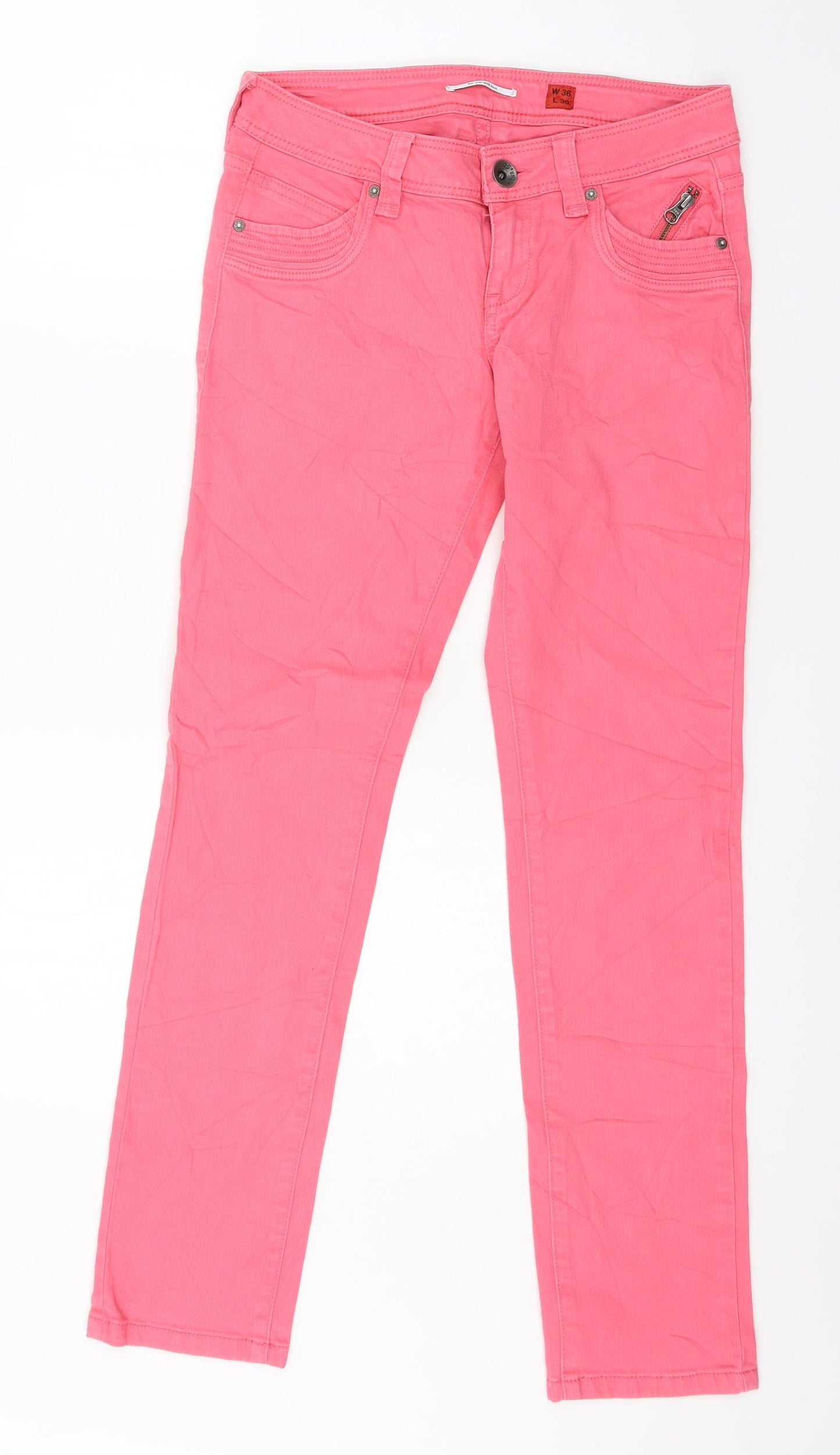 St Oliver Womens Pink  Denim Straight Jeans Size 36 L30 in