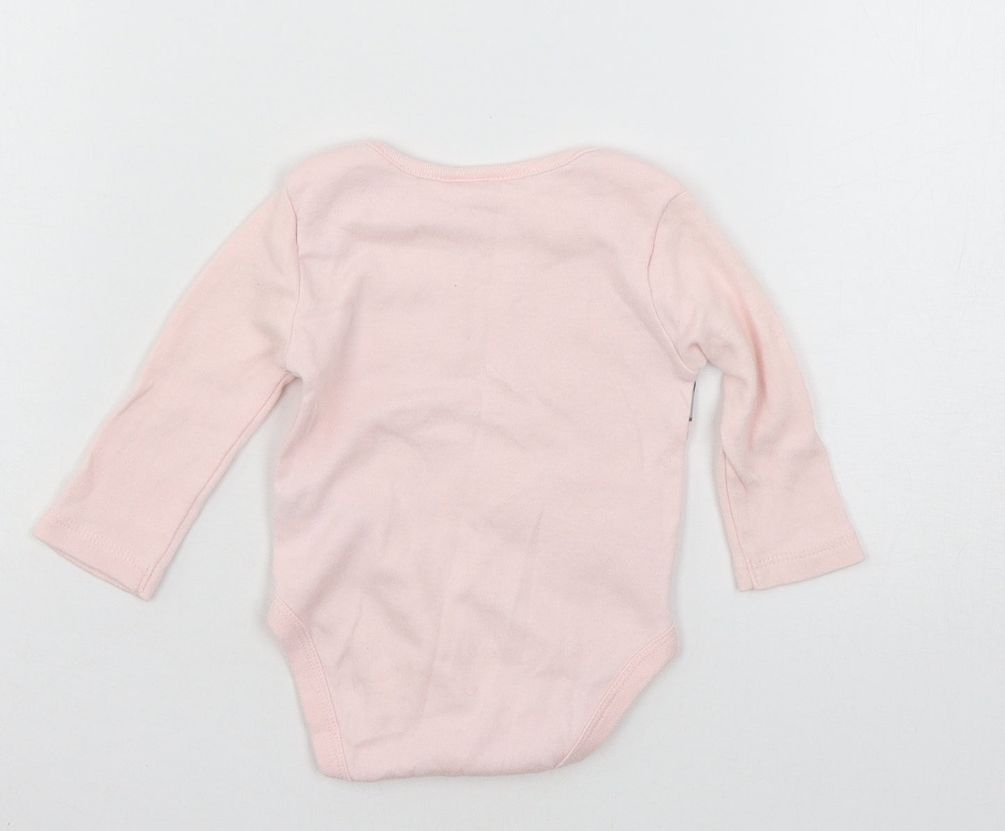 PEP & CO Girls Pink  Jersey Babygrow One-Piece Size 0-3 Months  - Minnie Mouse