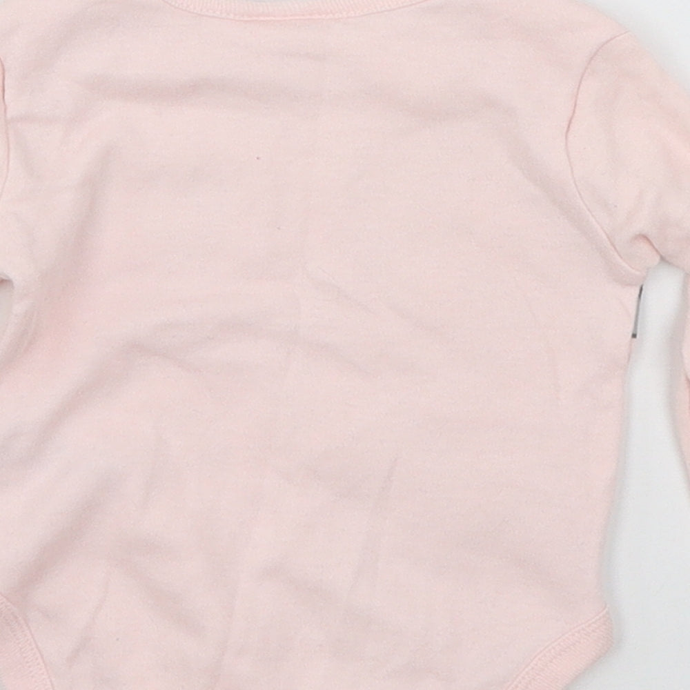 PEP & CO Girls Pink  Jersey Babygrow One-Piece Size 0-3 Months  - Minnie Mouse