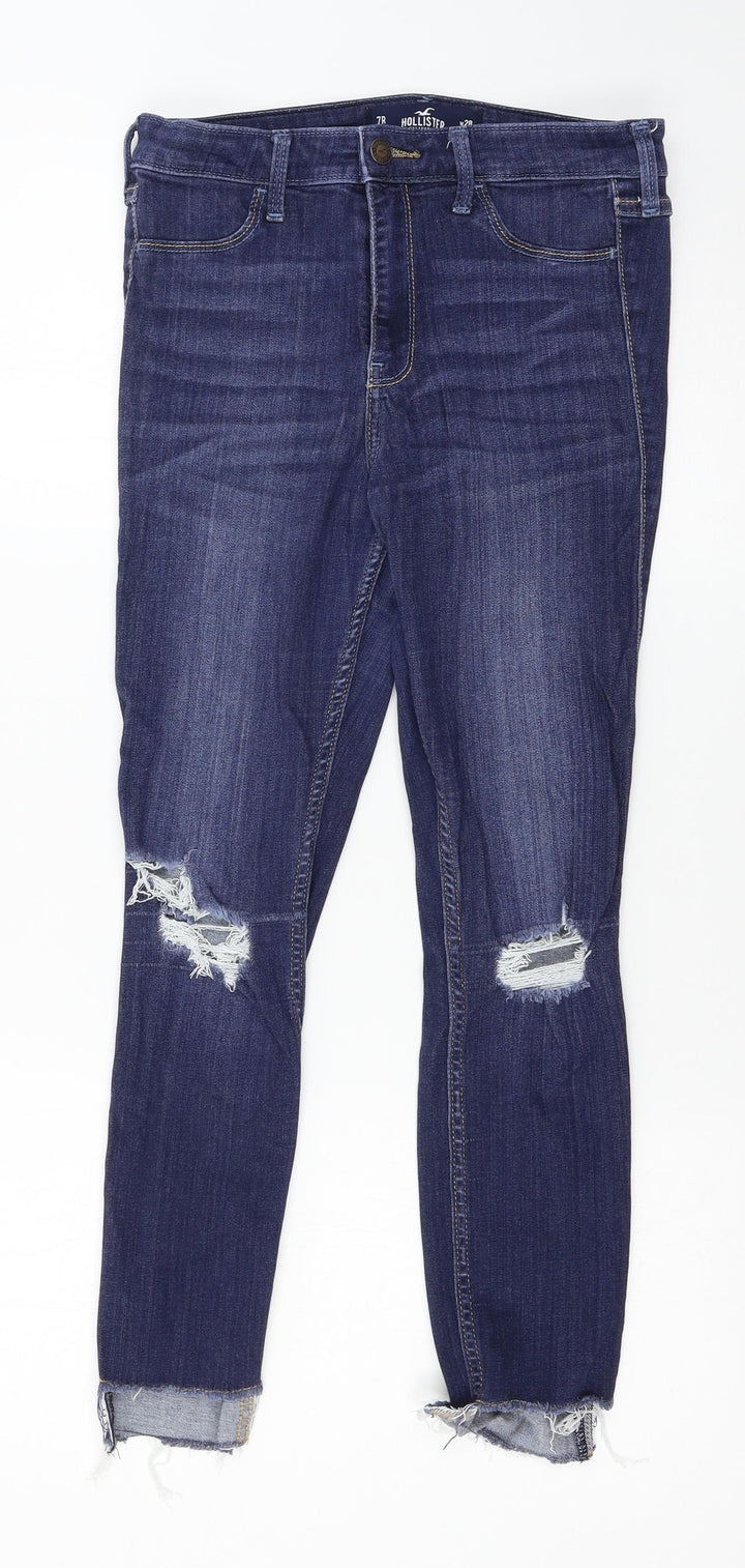 Hollister Womens Blue Denim Skinny Jeans Size 28 in L26 in