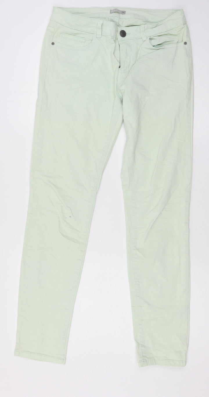 Laura Torelli collection Womens Green  Denim Skinny Jeans Size 8 L30 in
