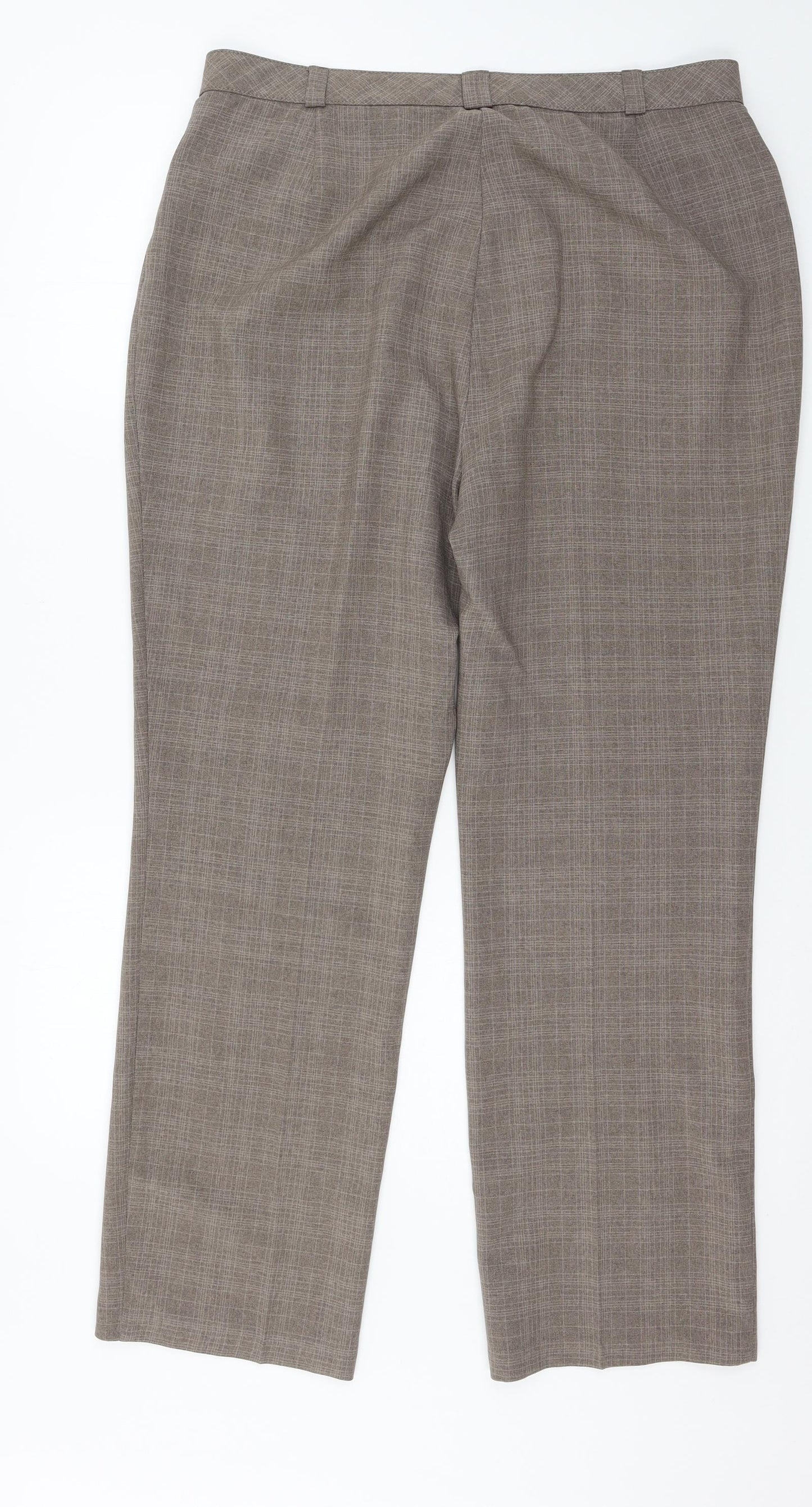Marks and Spencer Womens Brown   Trousers  Size 16 L28 in