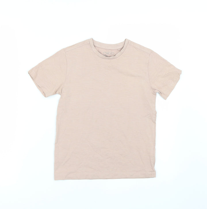 NEXT Boys Brown   Basic T-Shirt Size 7 Years