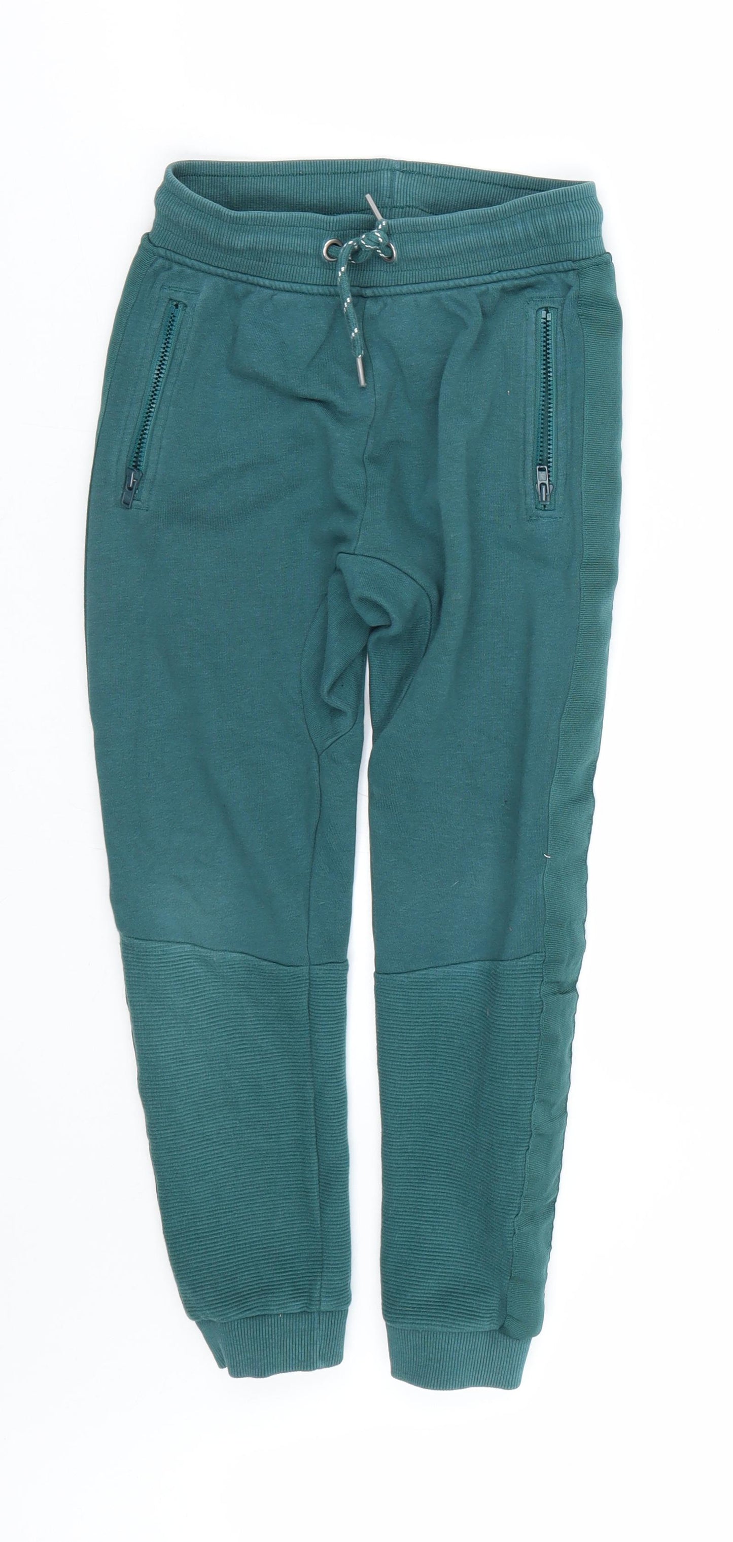 TU Boys Green   Jogger Trousers Size 7 Years
