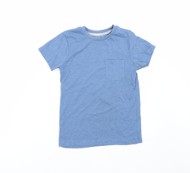 Matalan Boys Blue   Basic T-Shirt Size 6 Years