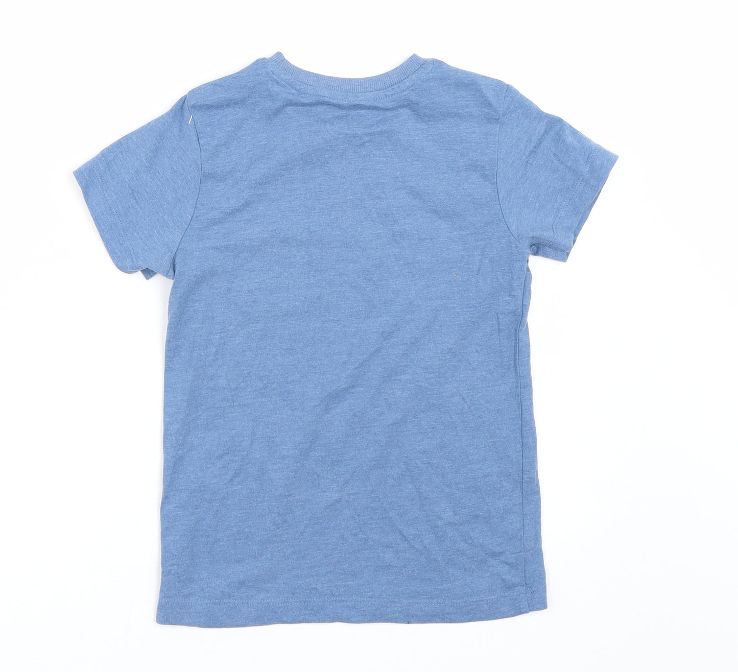 Matalan Boys Blue   Basic T-Shirt Size 6 Years