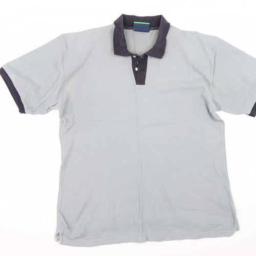 Atlantic Golf Mens Grey    Polo Size XL
