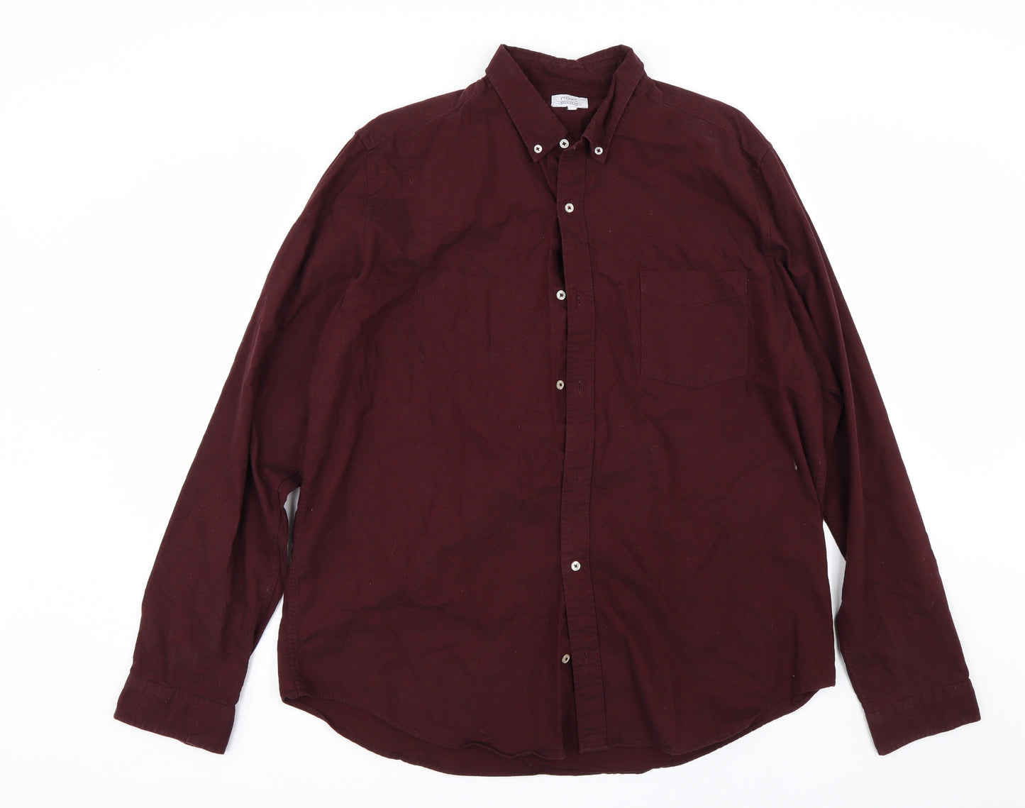 NEXT Mens Red    Dress Shirt Size 2XL
