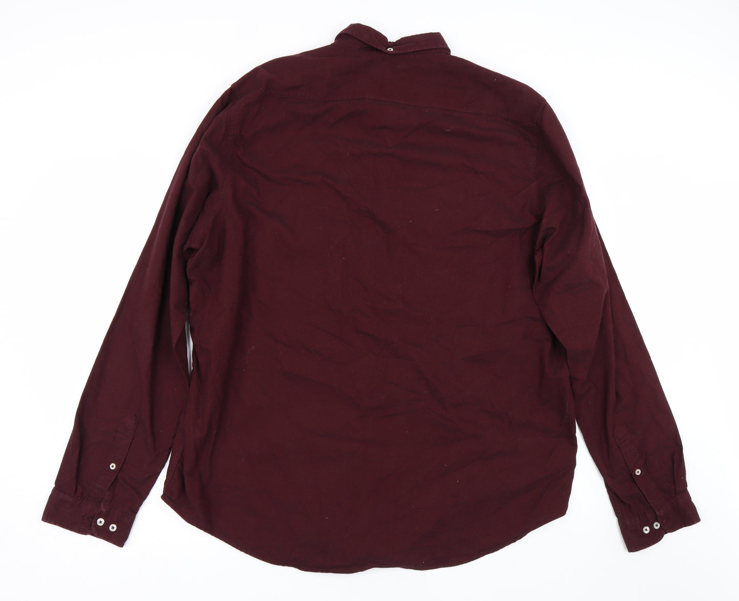 NEXT Mens Red    Dress Shirt Size 2XL